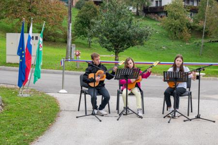Otvoritev kanalizacije in vodovoda Vavpča vas Trata 5, foto Uroš Novina